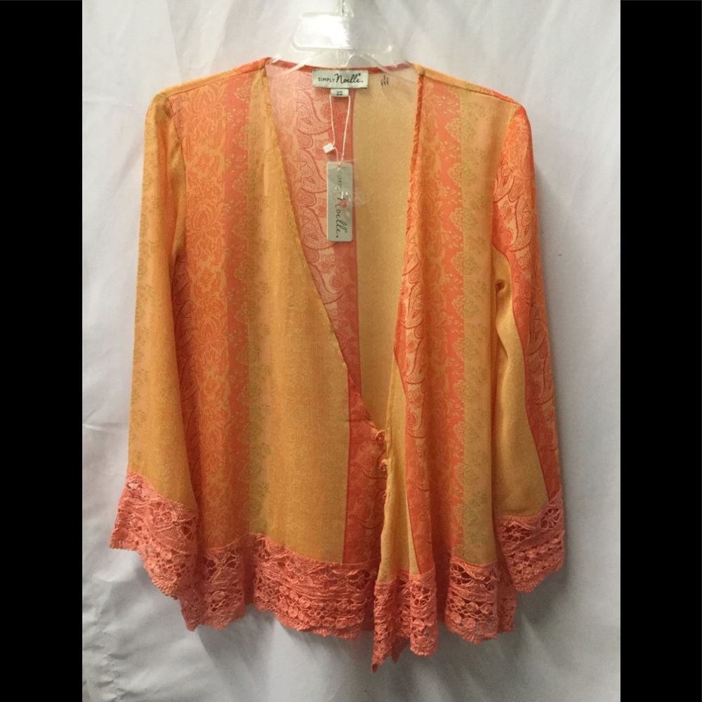 Pretty citrus orange jacket as is citrus color